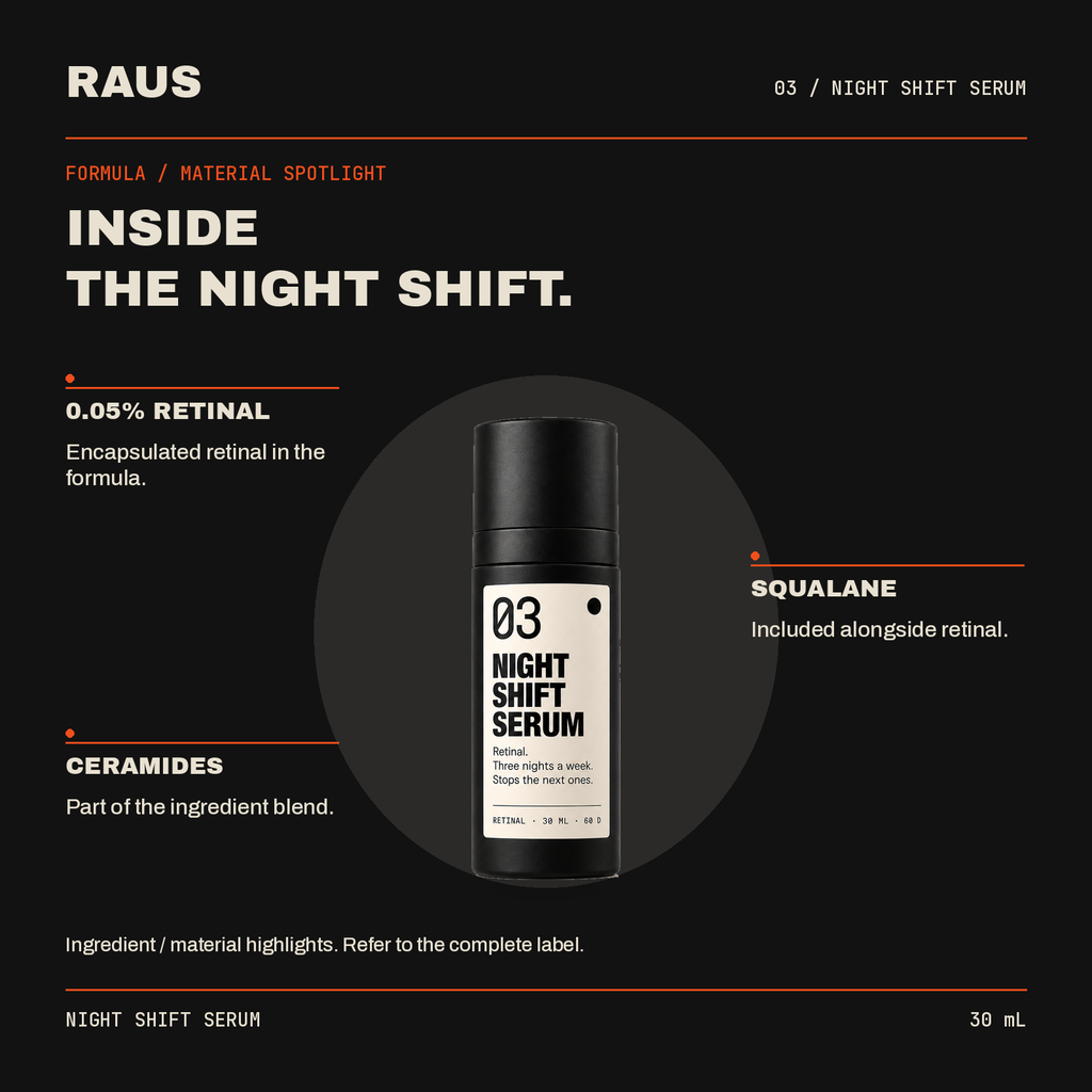 Night Shift Serum — formula highlights